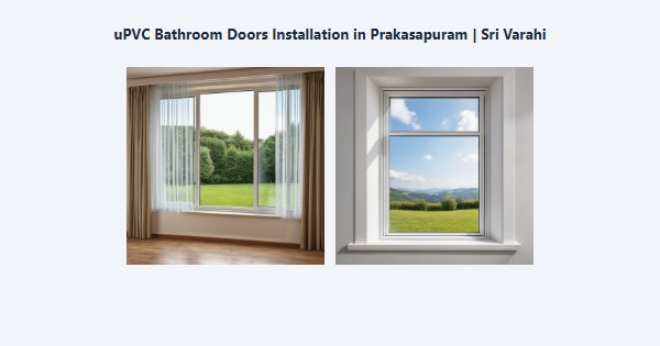 Top uPVC Bathroom Doors Installation in Prakasapuram, Kodaikanal | Sri Varahi