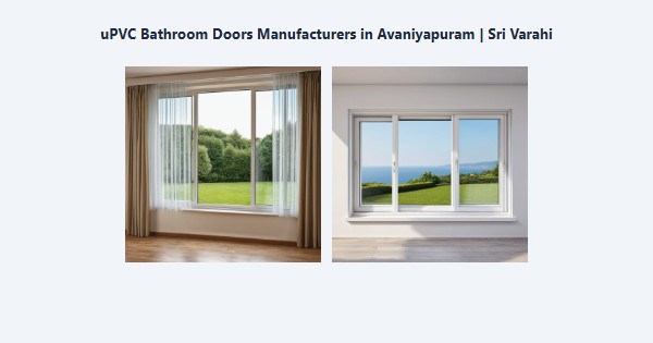 Top uPVC Bathroom Doors Manufacturers in Avaniyapuram, Madurai | Sri Varahi