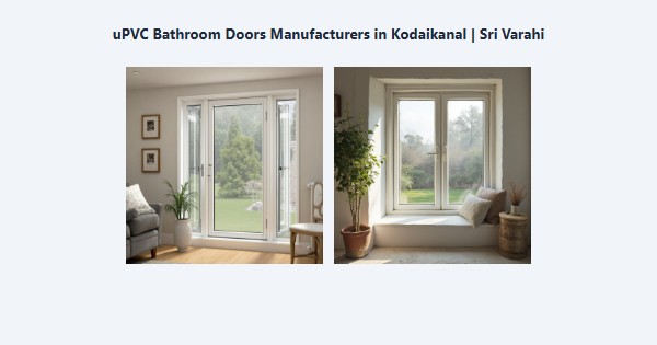 Top uPVC Bathroom Doors Manufacturers in Kodaikanal | Sri Varahi
