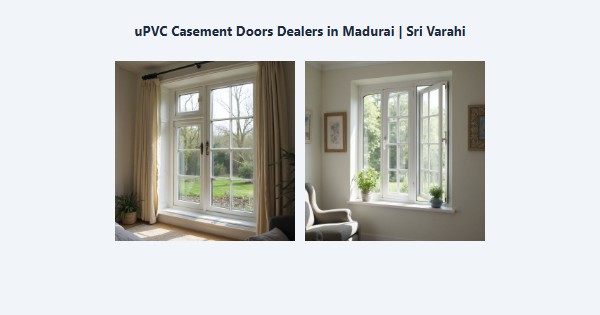 Top uPVC Casement Doors Dealers in Madurai | Sri Varahi