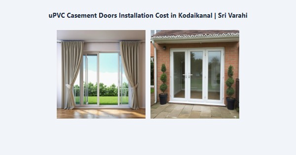Top uPVC Casement Doors Installation Cost in Kodaikanal | Sri Varahi