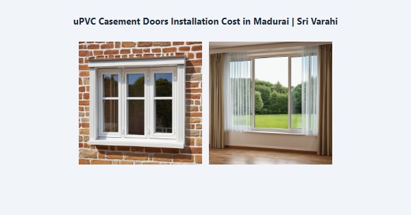 Top uPVC Casement Doors Installation Cost in Madurai | Sri Varahi