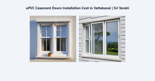 Top uPVC Casement Doors Installation Cost in Vattakanal, Kodaikanal | Sri Varahi