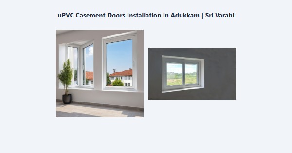 Top uPVC Casement Doors Installation in Adukkam, Kodaikanal | Sri Varahi