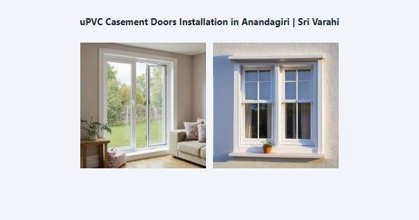 Top uPVC Casement Doors Installation in Anandagiri, Kodaikanal | Sri Varahi