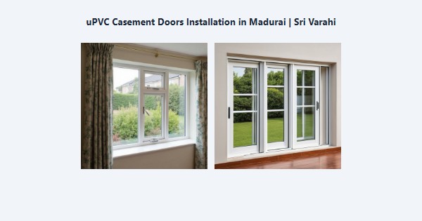 Top uPVC Casement Doors Installation in Madurai | Sri Varahi