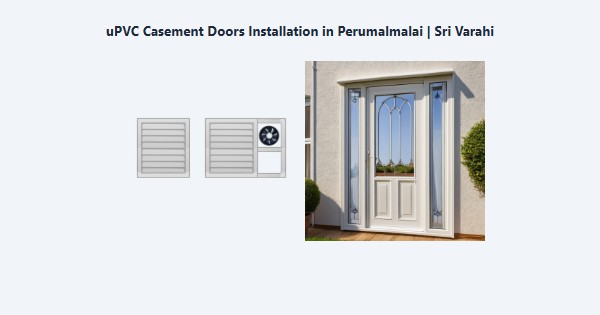 Top uPVC Casement Doors Installation in Perumalmalai, Kodaikanal | Sri Varahi