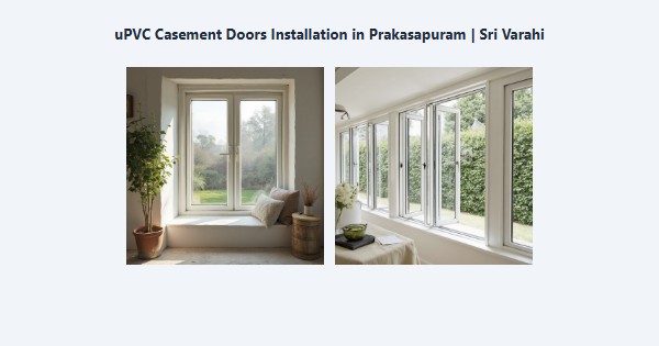 Top uPVC Casement Doors Installation in Prakasapuram, Kodaikanal | Sri Varahi