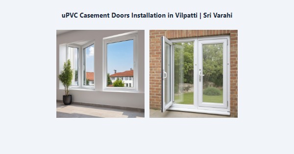 Top uPVC Casement Doors Installation in Vilpatti, Kodaikanal | Sri Varahi