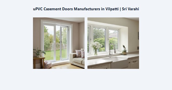 Top uPVC Casement Doors Manufacturers in Vilpatti, Kodaikanal | Sri Varahi