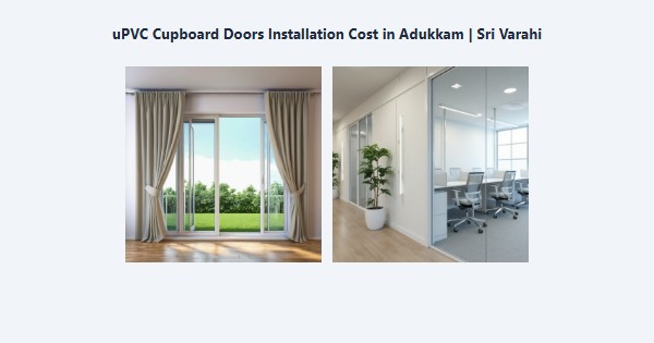 Top uPVC Cupboard Doors Installation Cost in Adukkam, Kodaikanal | Sri Varahi