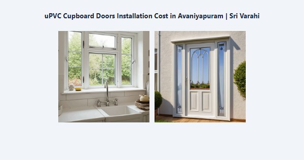 Top uPVC Cupboard Doors Installation Cost in Avaniyapuram, Madurai | Sri Varahi