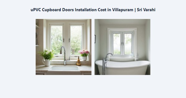 Top uPVC Cupboard Doors Installation Cost in Villapuram, Madurai | Sri Varahi
