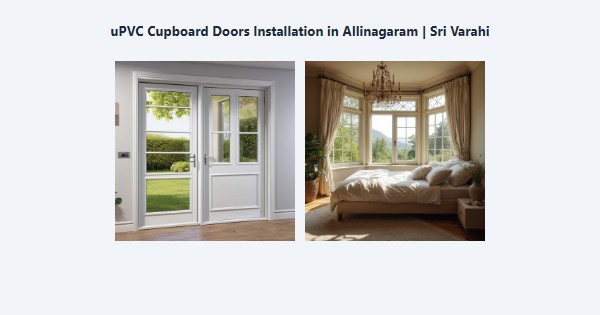 Top uPVC Cupboard Doors Installation in Allinagaram, Theni | Sri Varahi