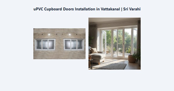 Top uPVC Cupboard Doors Installation in Vattakanal, Kodaikanal | Sri Varahi
