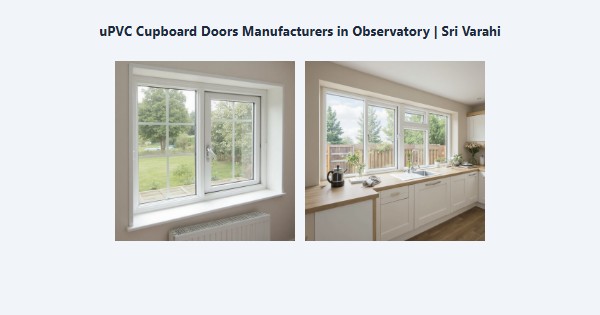 Top uPVC Cupboard Doors Manufacturers in Observatory, Kodaikanal | Sri Varahi