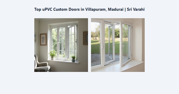 Top uPVC Custom Doors in Villapuram, Madurai | Sri Varahi