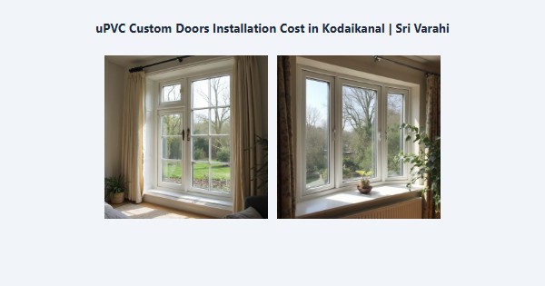 Top uPVC Custom Doors Installation Cost in Kodaikanal | Sri Varahi
