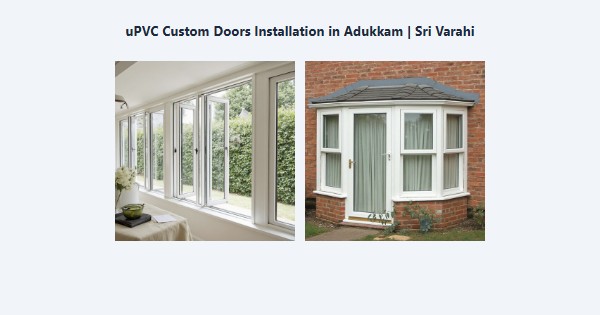 Top uPVC Custom Doors Installation in Adukkam, Kodaikanal | Sri Varahi