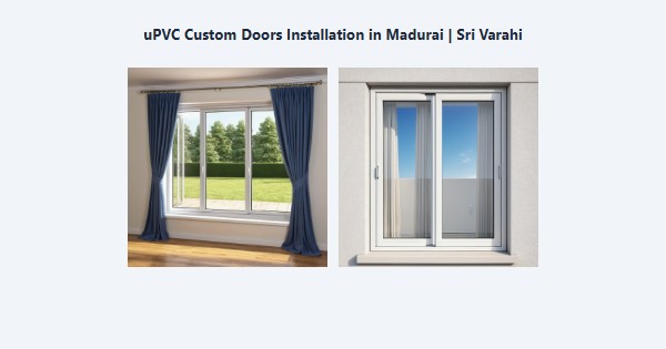 Top uPVC Custom Doors Installation in Madurai | Sri Varahi