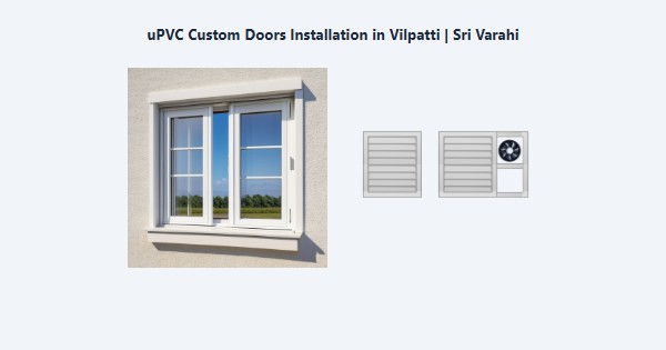 Top uPVC Custom Doors Installation in Vilpatti, Kodaikanal | Sri Varahi