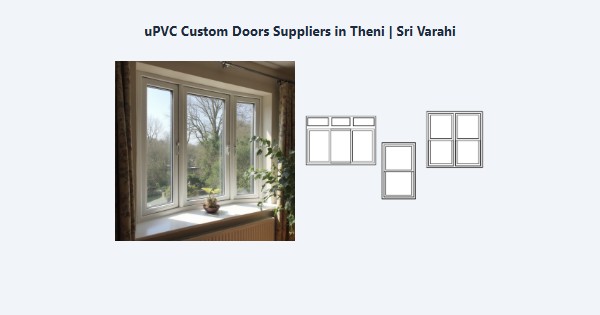 Top uPVC Custom Doors Suppliers in Theni | Sri Varahi