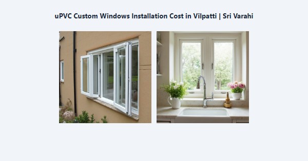 Top uPVC Custom Windows Installation Cost in Vilpatti, Kodaikanal | Sri Varahi