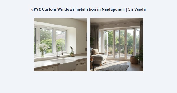 Top uPVC Custom Windows Installation in Naidupuram, Kodaikanal | Sri Varahi