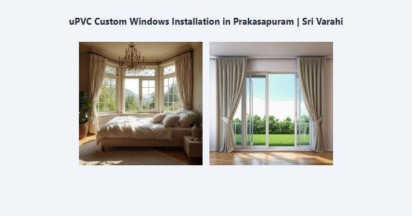 Top uPVC Custom Windows Installation in Prakasapuram, Kodaikanal | Sri Varahi