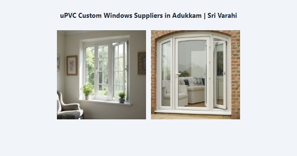 Top uPVC Custom Windows Suppliers in Adukkam, Kodaikanal | Sri Varahi