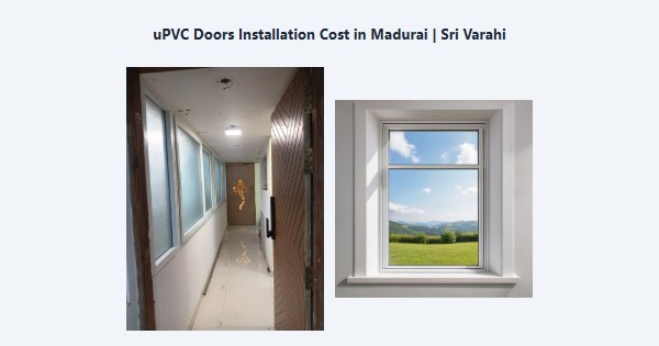 Top uPVC Doors Installation Cost in Madurai | Sri Varahi