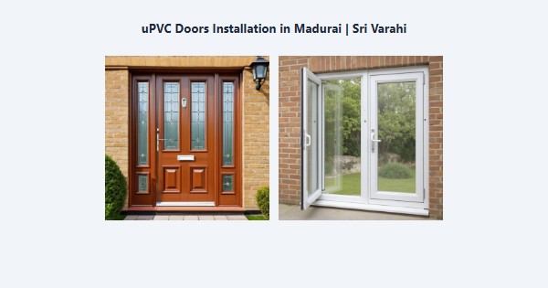 Top uPVC Doors Installation in Madurai | Sri Varahi