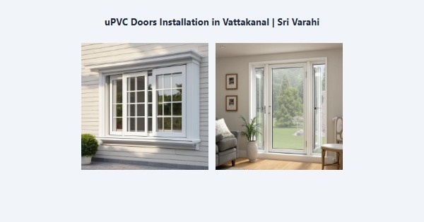 Top uPVC Doors Installation in Vattakanal, Kodaikanal | Sri Varahi