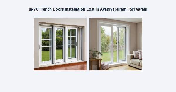 Top uPVC French Doors Installation Cost in Avaniyapuram, Madurai | Sri Varahi