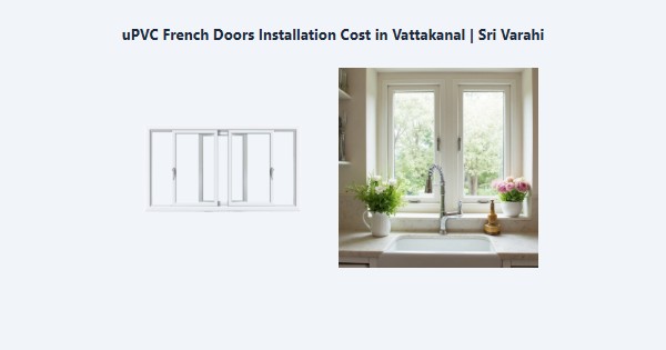 Top uPVC French Doors Installation Cost in Vattakanal, Kodaikanal | Sri Varahi