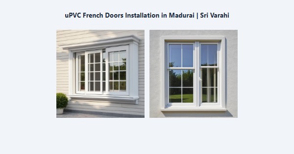 Top uPVC French Doors Installation in Madurai | Sri Varahi