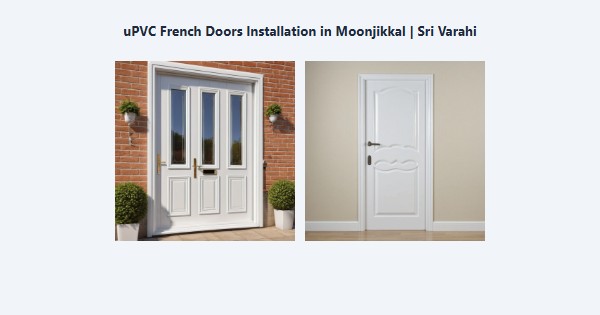 Top uPVC French Doors Installation in Moonjikkal, Kodaikanal | Sri Varahi