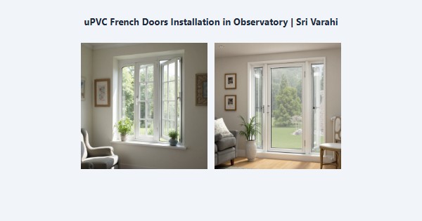Top uPVC French Doors Installation in Observatory, Kodaikanal | Sri Varahi