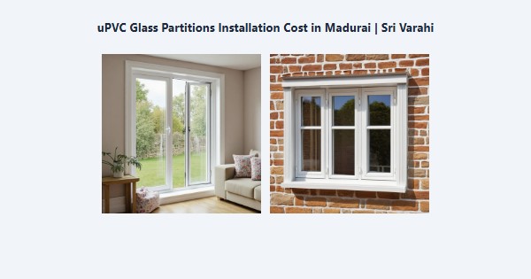 Top uPVC Glass Partitions Installation Cost in Madurai | Sri Varahi