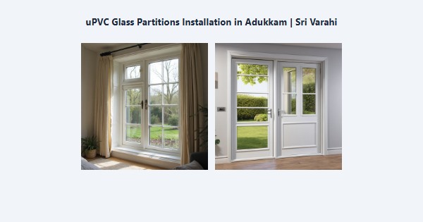 Top uPVC Glass Partitions Installation in Adukkam, Kodaikanal | Sri Varahi