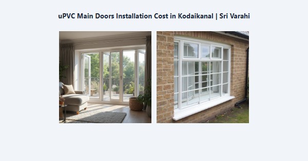 Top uPVC Main Doors Installation Cost in Kodaikanal | Sri Varahi