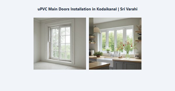 Top uPVC Main Doors Installation in Kodaikanal | Sri Varahi