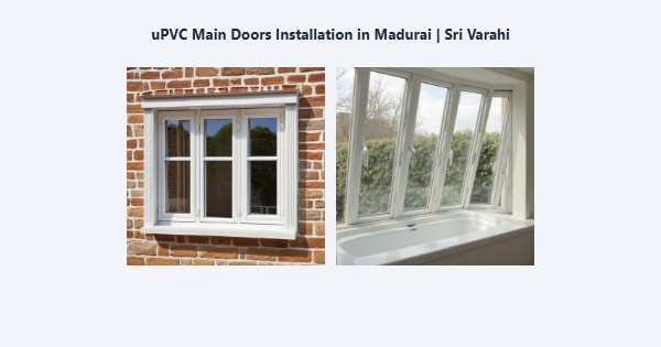 Top uPVC Main Doors Installation in Madurai | Sri Varahi