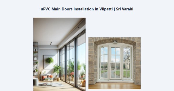 Top uPVC Main Doors Installation in Vilpatti, Kodaikanal | Sri Varahi