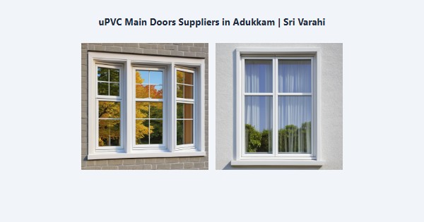 Top uPVC Main Doors Suppliers in Adukkam, Kodaikanal | Sri Varahi