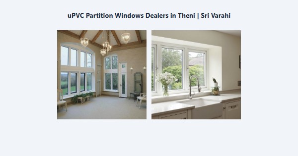 Top uPVC Partition Windows Dealers in Theni | Sri Varahi
