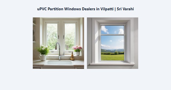 Top uPVC Partition Windows Dealers in Vilpatti, Kodaikanal | Sri Varahi