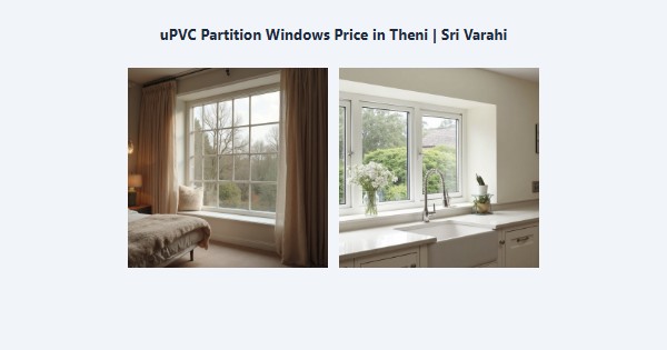 Top uPVC Partition Windows Price in Theni | Sri Varahi