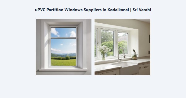 Top uPVC Partition Windows Suppliers in Kodaikanal | Sri Varahi
