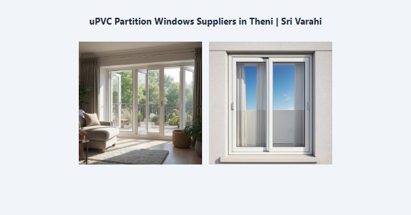 Top uPVC Partition Windows Suppliers in Theni | Sri Varahi